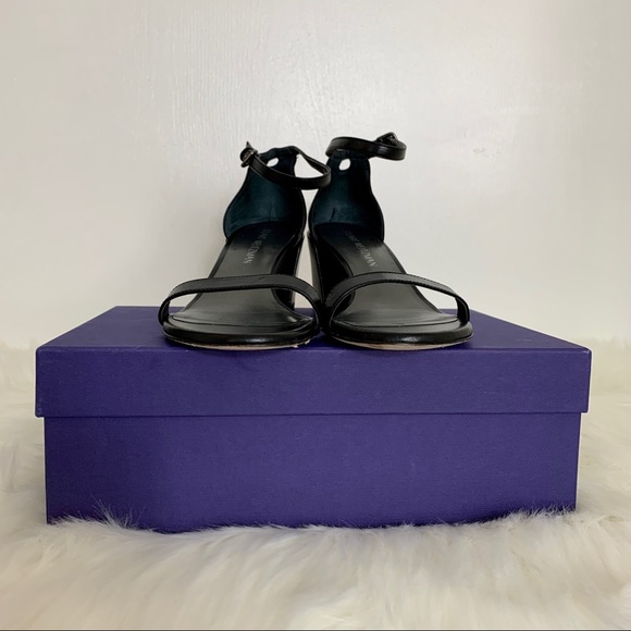 Stuart Weitzman Simple City Block Heel Sandal - Picture 2 of 5